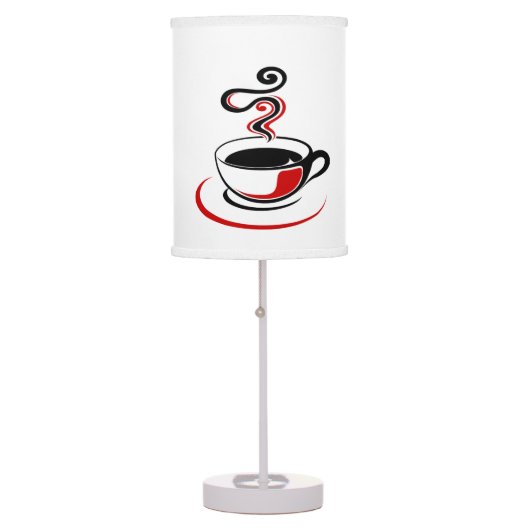 Coffee cup table lamp (Front)