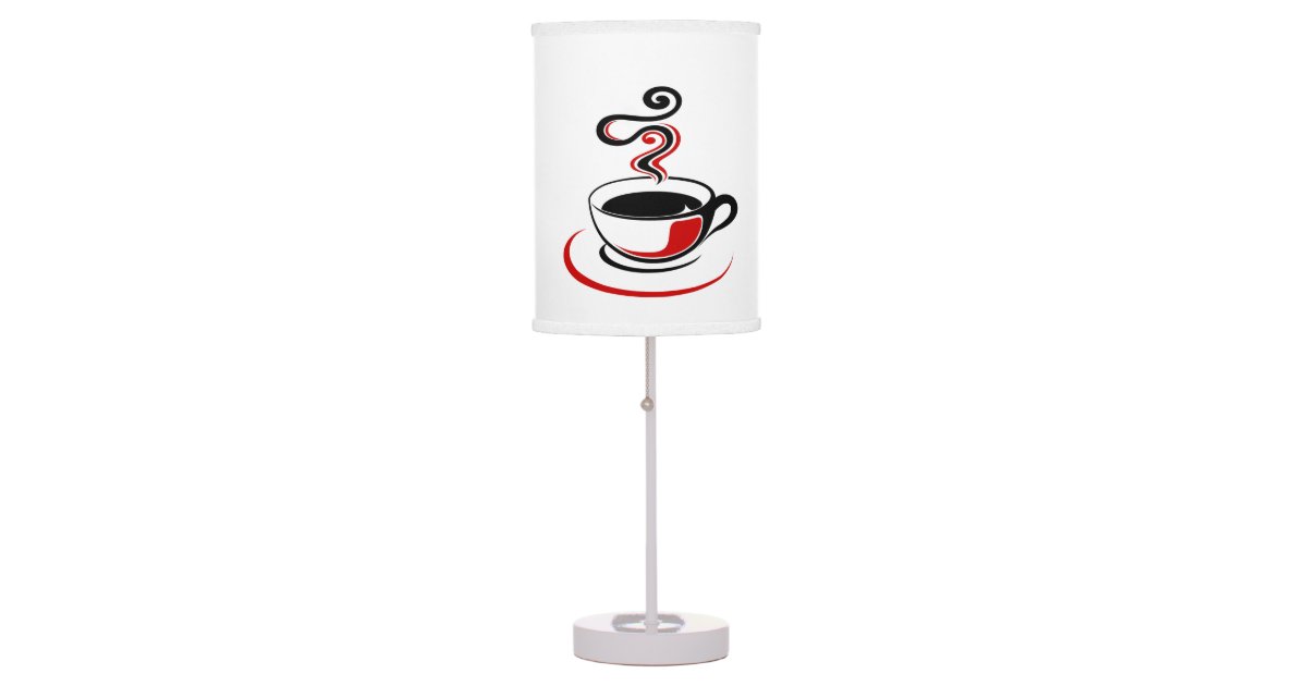 Coffee cup table lamp Zazzle