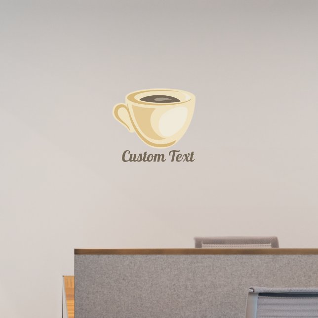 Coffee Cup Wall Decal (Office)