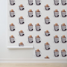 Coffee cup wall paper wallpaper