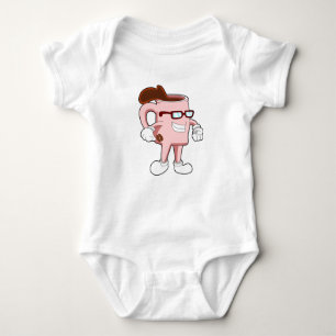 Coffee cup with Coffee Baby Bodysuit