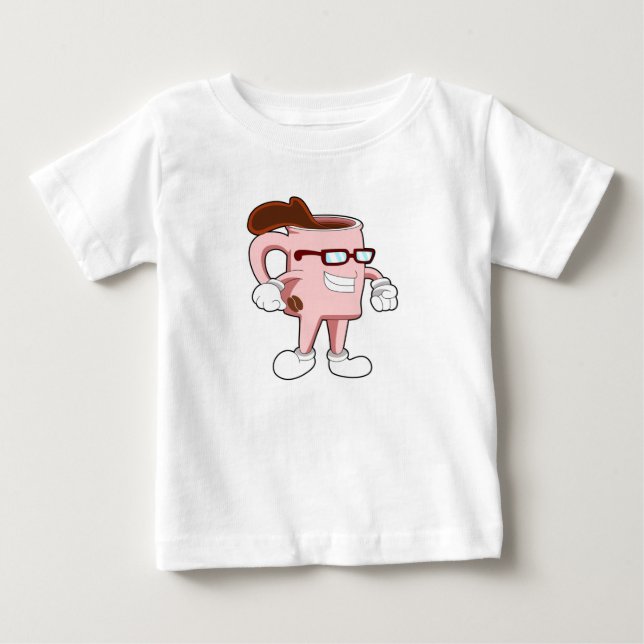 Coffee cup with Coffee Baby T-Shirt (Front)