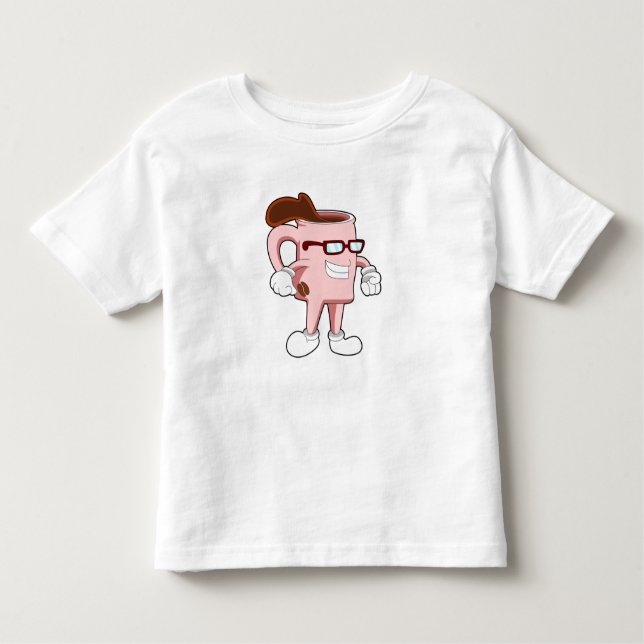 Coffee cup with Coffee Toddler T-shirt (Front)
