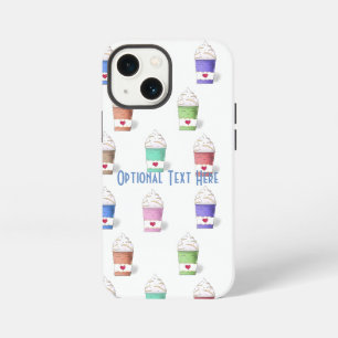 Coffee Cups in Full Colors iPhone 13 Mini Case