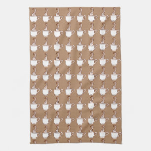 Coffee Cups Kitchen Towel