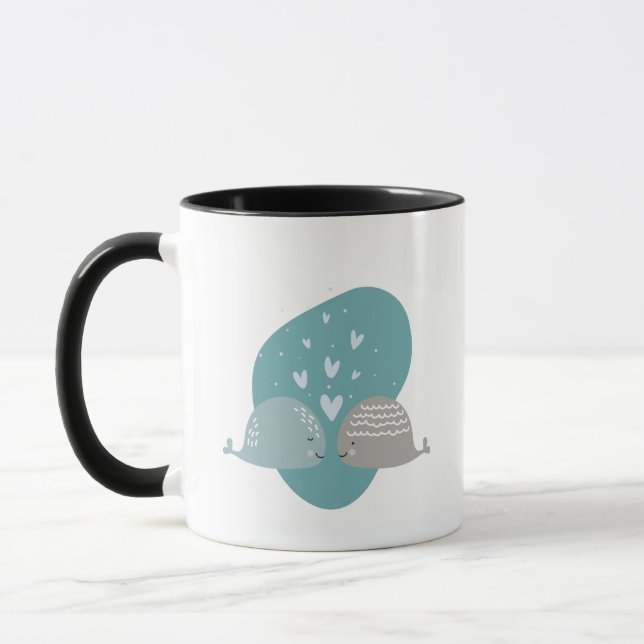 Coffee Cups & Mugs Simple Unique Design Cute (Left)