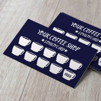 Coffee Cups Navy Coffee Shop Customer Loyalty
