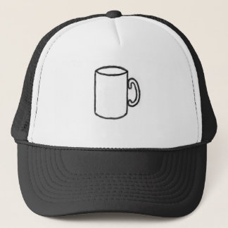 coffee cups trucker hat