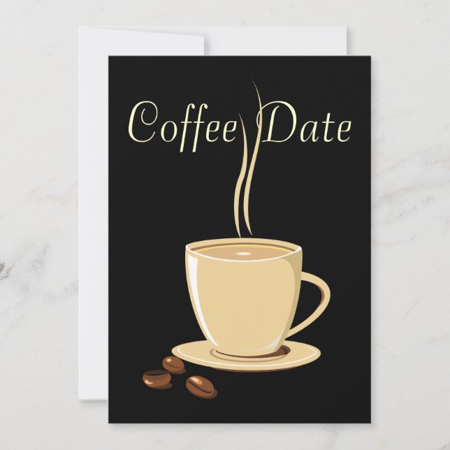 Coffee Date Invitation (Front)