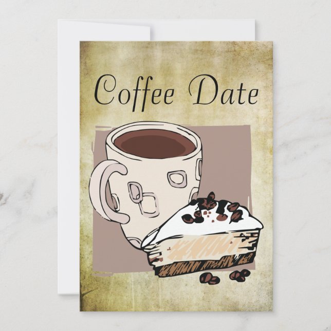 Coffee Date Invitation (Front)