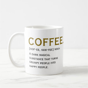 Coffee Definition – Funny Dictionary-Style Mug