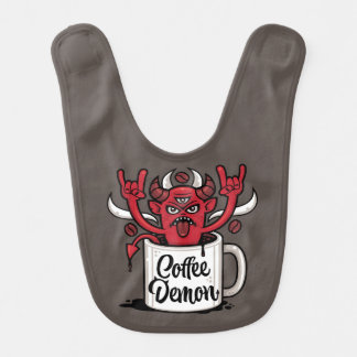 Coffee Demon Baby Bib