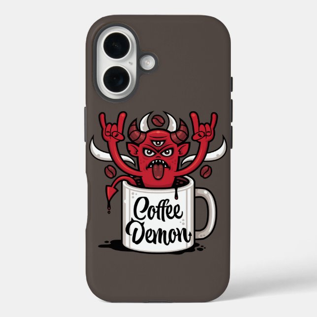 Coffee Demon Case-Mate iPhone Case (Back)