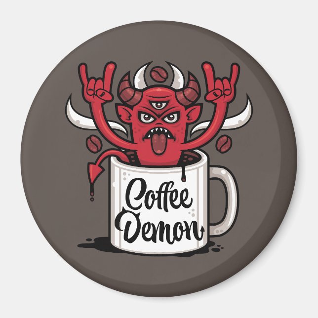 Coffee Demon Magnet (Front)
