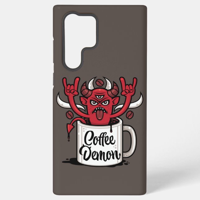 Coffee Demon Samsung Galaxy Case (Back)