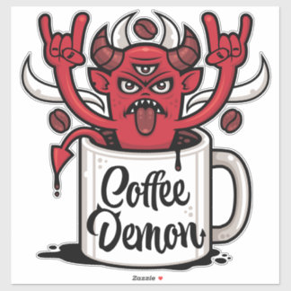 Coffee Demon Sticker
