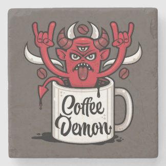 Coffee Demon Stone Coaster