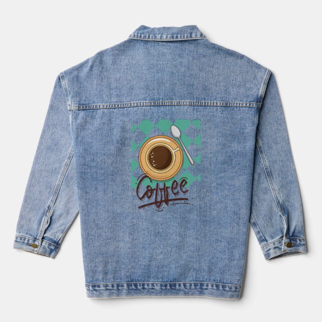 COFFEE DENIM JACKET (Back)