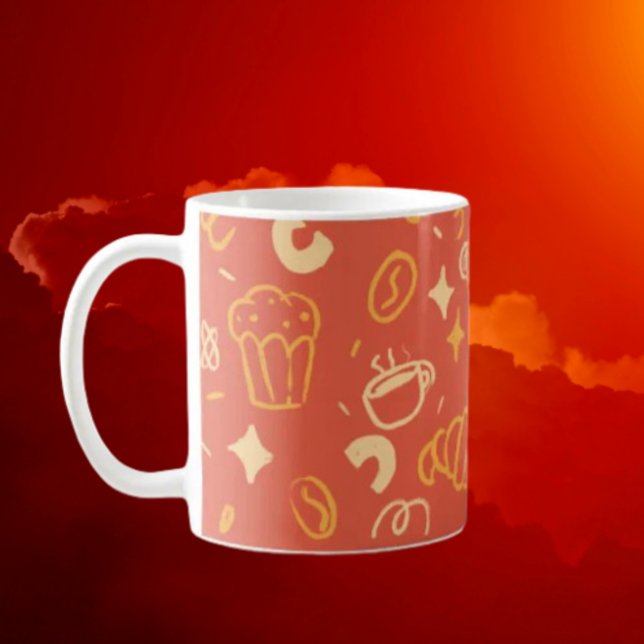 Coffee & Dessert Icons Mug (Creator Uploaded)
