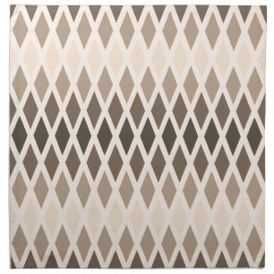 Coffee Diamond Ombre Cloth Napkin