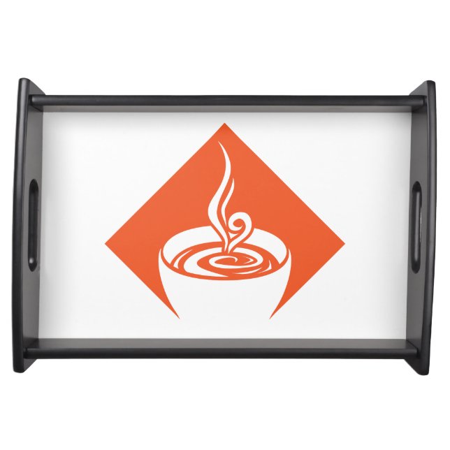 coffee diamond serving tray (Front)