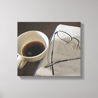 Coffee Digital Oil on Canvas Print