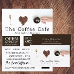 Coffee Display, Barista, Café, Coffeehouse Advert Flyer<br><div class="desc">Coffee Display,  Barista,  Café,  Coffeehouse Advertising Flyers By The Business Card Store.</div>