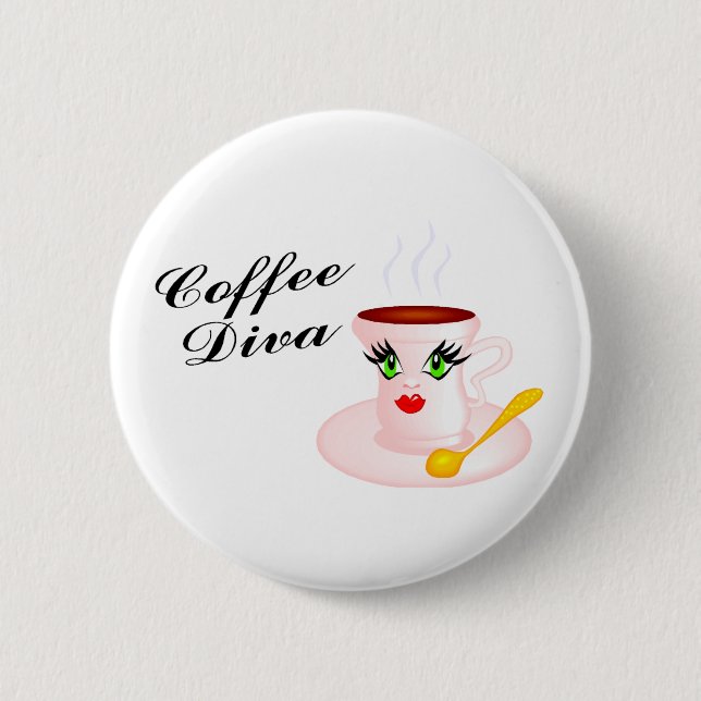 Coffee Diva Button (Front)