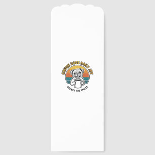 Coffee Dog Shirt Vintage Engraved Pup Mug Design_1 Bookmarks