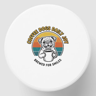 Coffee Dog Shirt Vintage Engraved Pup Mug Design_1 Mini Candle Favors
