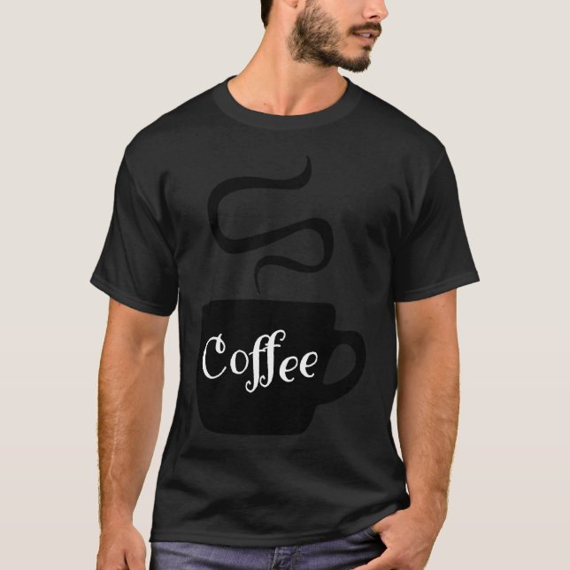 coffee  dogs animal art  T-Shirt (Front)