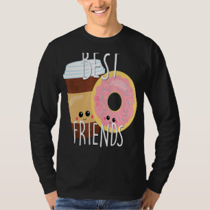 Coffee Donut Matching Best Friend Donut T-Shirt