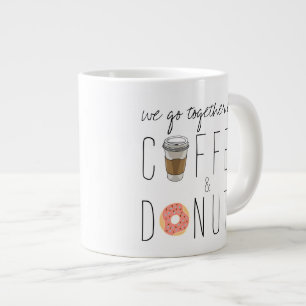 "Coffee & Donuts" Jumbo Mug