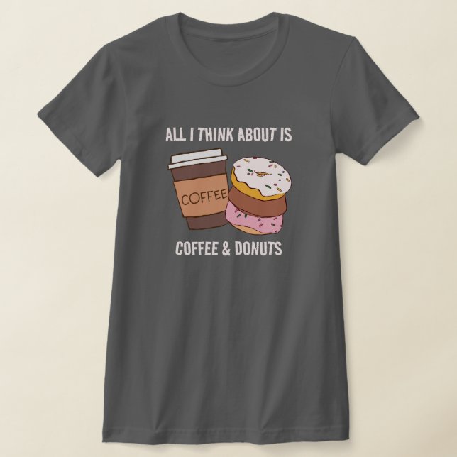 Coffee & Donuts T-Shirt (Laydown)