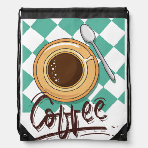 COFFEE DRAWSTRING BAG