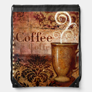 Coffee Drawstring Bag