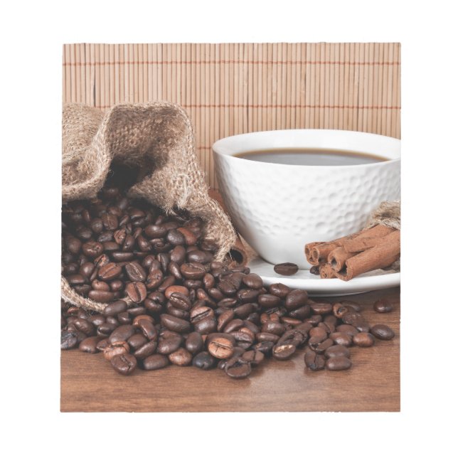 Coffee Drink Food Kitchen Cook Diner Restaurant Notepad (Front)