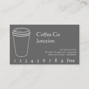 Coffee Drink Punch / Loyalty Card