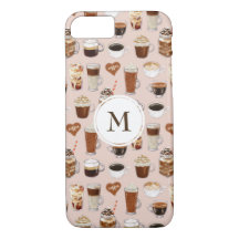 Coffee Drinks and Desserts Pattern