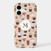Coffee Drinks and Desserts Pattern