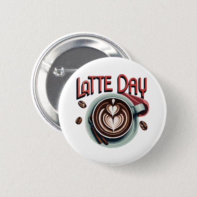 Coffee Drinks Button (Front & Back)