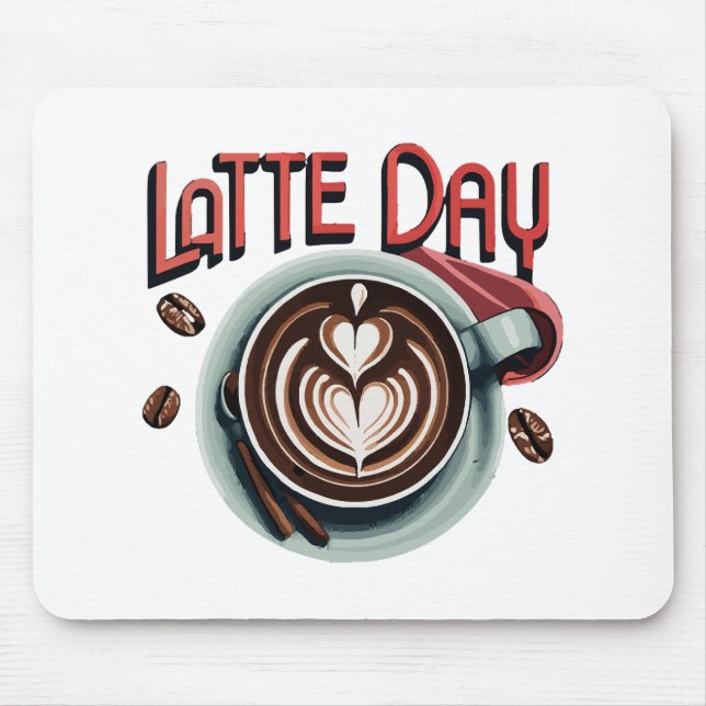 Coffee Drinks Mouse Pad (Front)