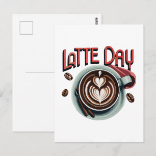 Coffee Drinks Postcard