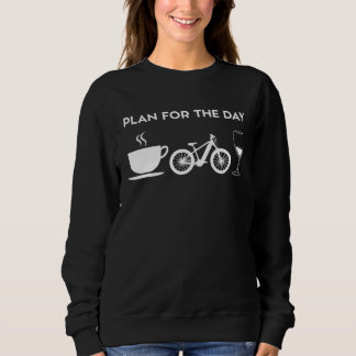 Coffee E Bike Bikes Electric MTB Wine Sweatshirt