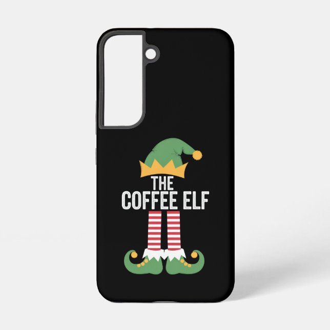 Coffee Elf Family Matching Group Christmas Samsung Galaxy Case (Back)