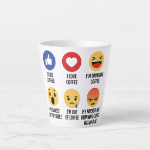 Coffee Emojis Latte Mug