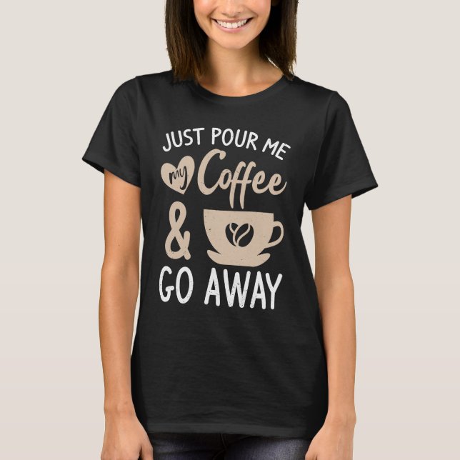 Coffee  Espresso Barista Cappuccino Latte  3 T-Shirt (Front)