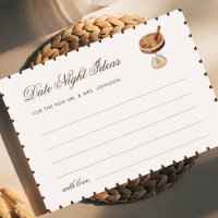 Coffee Espresso Date Night Ideas Bridal Shower