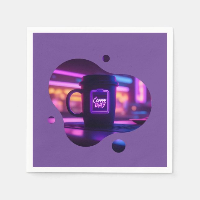 coffee every day napkins (Front)