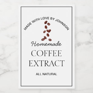 Coffee Extract Label